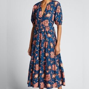 A.L.C. Mischa Three Tiered Maxi Dress Sz 4